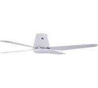 Lucci AIR Aria CTC LED Ventilateur de plafond 65 W (Ø x H) 122 cm x 20 cm blanc avec éclairage, avec télécommande