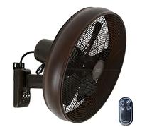 LUCCI AIR Breeze Ventilateur mural avec télécommande, Oil Rubbed Bronze
