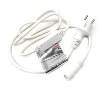 Luccika Câble d'alimentation pour chaînes stalactites et tentes Professional Line avec fiche Schuko et redresseur 3A avec fusible de sécurité