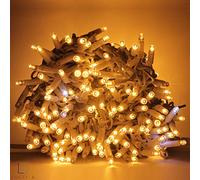 Luccika Guirlande lumineuse de Noël à LED professionnelle avec MaxiLED pour usage extérieur et intérieur (blanc chaud avec flash blanc glacé, 30 mètres - 300 LED) …