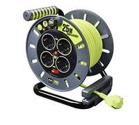 Lucco OME25164SL-PX Enrouleur de câble 3000 W 250 V Gris/Vert Pistache