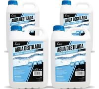 LUCCY Eau Distillée Déminéralisée Déionisée 20 Litres - Eau Pure 100% - CPap, Humidificateur, Fer, Moteurs, Nettoyage, Laboratoires, Plantes