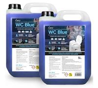 LUCCY WC Bleu 10 Litres | Liquide WC Chimique pour Eaux Noires | Additif pour Réservoir de Déchets Camping-Car, Van et Caravane | Contrôle des Odeurs et Décomposition des Déchets