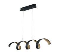 Luce Ambiente Design HELIX Suspension à 4 sources lumineuses, LED, LED-HELIX-S4C NER,