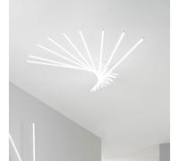 Luce Ambiente Design SHANGHAI Applique murale/Plafonnier LED, LED-SHANGHAI-PL9 BCO,