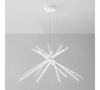 Luce Ambiente Design SHANGHAI Suspension à 8 sources lumineuses, LED, LED-SHANGHAI-S8C BCO,
