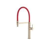 LUCEAE Robinets D'Évier de Cuisine, Robinet de Cuisine En Laiton, Robinets de Cuisine Avec Pulvérisateur de Traction Vers Le Bas, Robinet D'Évier Pivotant À 360 °, Robinet de Cuisine Avec Aérateur de