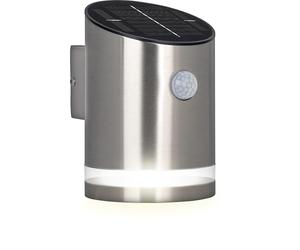 Luceco Applique murale LED solaire en acier inoxydable PIR 100LM IP44