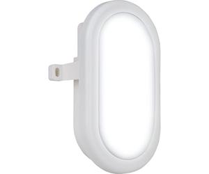 Luceco EBE5O40W-01 Hublot Mini Oval 169x115x76mm -Ip54-5, 5W - 450 LM - 4000K - Plastique/Polycarbonate, 5, W, Blanc, 115 x 76 x 169 mm