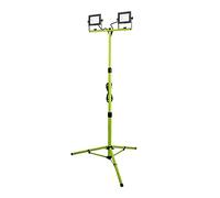 Luceco EFLDTT20B50-E5 Spots de Travail, Projecteur Chantier, Aluminium, 40 W, Vert, 2x 20 Watt