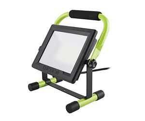 Luceco EFLDW50B50-E5 Spots de Travail, Projecteur Chantier, Aluminium, 50 W, Jaune, 3XL