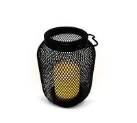 Luceco Laterne Solaire Bougie, Lampe de Jardin étanche IP44, Lumière Décorative pour Extérieur, Balcon, Patio, Terrasse