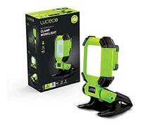 Luceco LCWR13G60-EU Projecteur de Chantier Rechargeable, Lampe de Travail Portable, Polycarbonate, W, Vert, 15 Watt