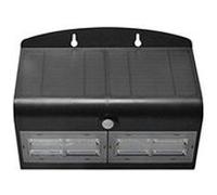 Luceco Applique Mural Solaire 800lm, Lampe Extérieur étanche avec Detécteur de Mouvement, éclairage pour Jardin, Entrée - Blanc