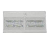 Applique extérieure Luceco lexs80w40 projecteur solaire led ip44 + détecteur de mouvement, métal/abs, 6. 8 w, blanc, 270mm x 220mm