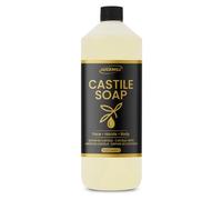 Lucemill Savon Liquide de Castille Bio | 1 Litre | Nettoyant Végétal Doux | Sans Parfum | Pour Peau, Corps et Cheveux | Usage Quotidien Multi-Usage