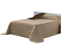 lucena cantos el calor que no pesa - Couvre-lit 120 g, (280 x 270, Bicolore Sable/Choco)