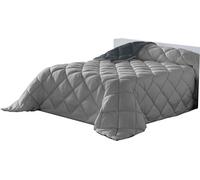lucena cantos el calor que no pesa Lucena Cantos - Couette 400 g (300 x 270 cm, bicolore gris/gris clair)