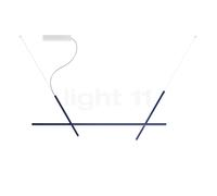 Luceplan Across Suspension LED bleu/blanc - H.75 cm - L.180 cm - DALI Ce luminaire comporte des modules à LED prémontés de classes énergétiques A A++, A+, A