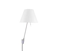 Luceplan Applique Costanzina D13 a.pi blanc. on-off switch