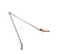 Luceplan Berenice Lampe de table réflecteur rose/corps aluminium - avec Fixation par vis - bras 45 cm , Vente d'entrepôt, neuf, emballage d'origine