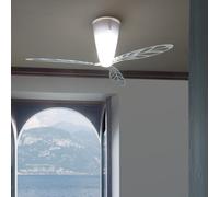 Luceplan Blow Plafonnier avec ventilateur, E27, 1D2800000002+1D280P200000,