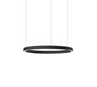 Luceplan Compendium Circle Suspension LED noir - 72 cm Ce luminaire comporte des modules à LED prémontés de classes énergétiques A A++, A+, A