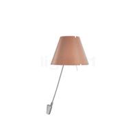 Luceplan Costanza Applique abat-jour nougat - fixe - avec interrupteur