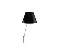 Luceplan Costanza Applique Murale Dimmable Aluminium M. Noir Abat-jour