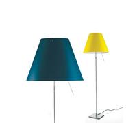 Luceplan - Costanza Lampadaire avec Variateur Aluminium/Gris Béton