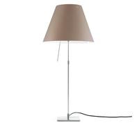 Luceplan Costanza Lampe À Poser D13i Alu/Nougat aluminium, nougat