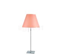Luceplan Costanza Lampe de table abat-jour mystisches Rosa/châssis aluminium - télescope - avec variateur
