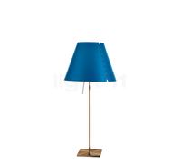 Luceplan Costanza Lampe de table abat-jour pétrole/châssis laiton - télescope - avec variateur , Vente d'entrepôt, neuf, emballage d'origine