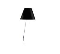 Luceplan Costanza Parete dimmable Wandleuchte, noir réglisse