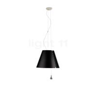 Luceplan Costanza Suspension abat-jour noir réglisse - ø40 cm - câble de traction , Vente d'entrepôt, neuf, emballage d'origine