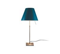 Luceplan Costanza Tavolo Laiton dimmable Tischleuchte, bleu marine