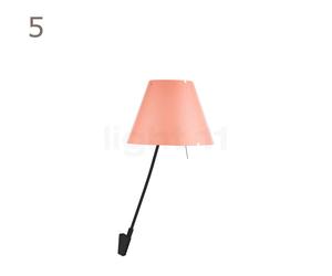 Luceplan Costanzina Applique noir/rose mystique