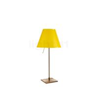 Luceplan Costanzina Lampe de table laiton/jaune canari