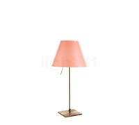Luceplan Costanzina Lampe de table laiton/rose mystique