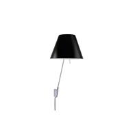 Luceplan Costanzina Parete Alu Wandleuchte, noir réglisse