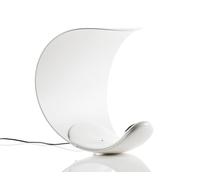 LUCEPLAN CURL lampe de table à LED D76N1 (Blanc - Aluminium)