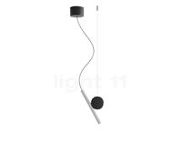 Luceplan Doi Suspension LED blanc/noir/noir - phase de gradateur Ce luminaire comporte des modules à LED prémontés de classes énergétiques A A++, A+, A