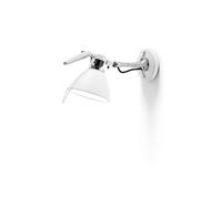 Luceplan Applique murale Fortebraccio W1 – E27, max 100 W – Grand Blanc, Ø16 cm