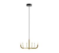 Luceplan J-us 6 Single Suspension Kronleuchter, or satiné