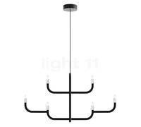 Luceplan J-US C Lustre LED noir - DALI