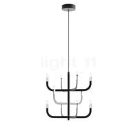 Luceplan J-US E Lustre LED noir - DALI