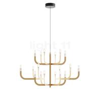 Luceplan J-US G Lustre LED doré - DALI