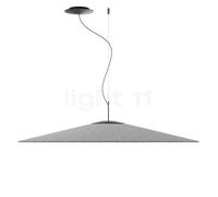 Luceplan Koine Suspension LED gris - ø110 cm - DALI/Push Ce luminaire comporte des modules à LED prémontés de classes énergétiques A A++, A+, A