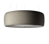 LUCEPLAN lampe à suspension SILENZIO (Ø120 cm Sable - Tissu Kvadrait Remix 2)