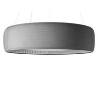 LUCEPLAN lampe à suspension SILENZIO (Ø150 cm Gris Pâle - Tissu Kvadrait Remix 2)